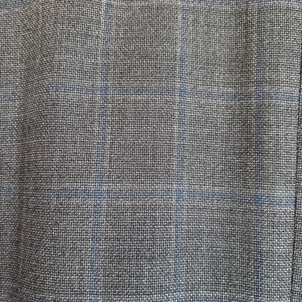 Brooks Brothers Mens Regent Glen Plaid Reda Wool Blazer Sport Coat 44L Gray Blue